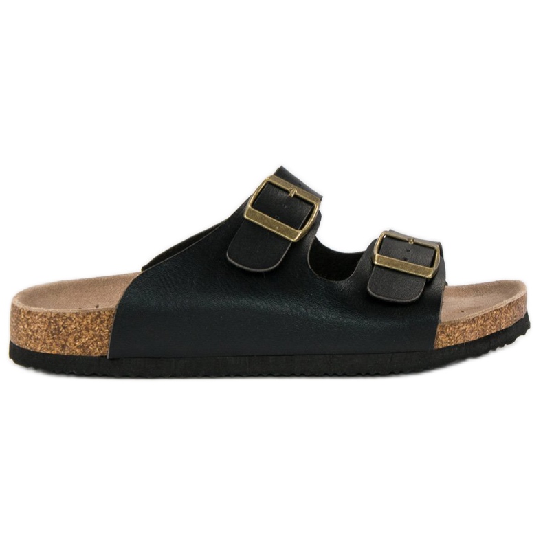 American Club Fekete amerikai papucs