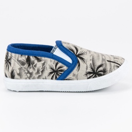 Kényelmes csúszás a cipőkön szürke