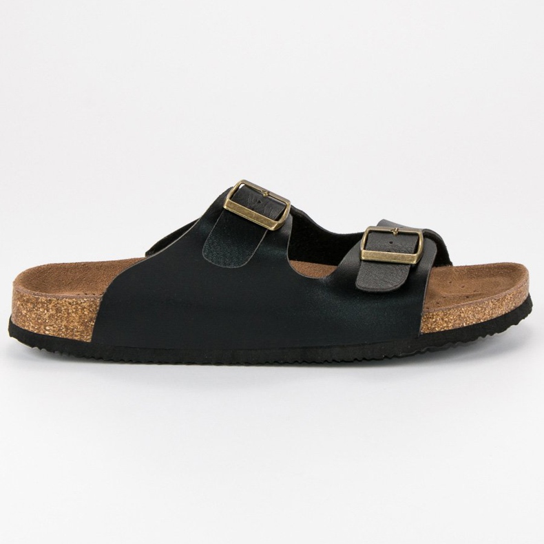 American Club Kényelmes férfi papucs fekete