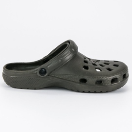 Sötétzöld férfi papucs