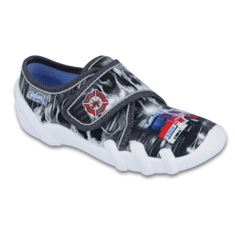 Befado gyerekcipő 273X240 fekete szürke piros