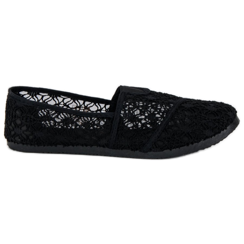 Fekete csipke balerinák