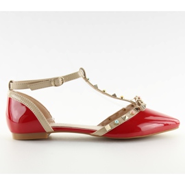 Balerinák vörös csapokkal DM29P piros