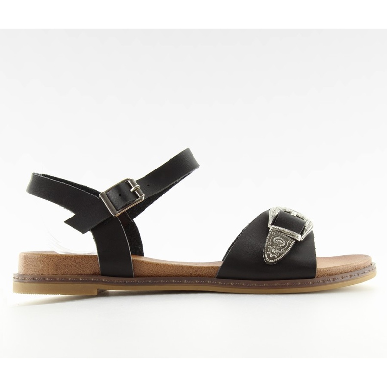 Fekete női szandál F5910 fekete