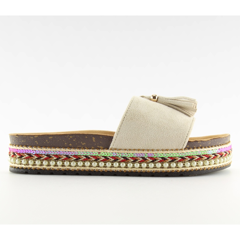 Espadrilles bézs bézs BV-413 bézs