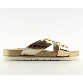 Tükör megjelenés arany papucs CK46P arany aranysárga