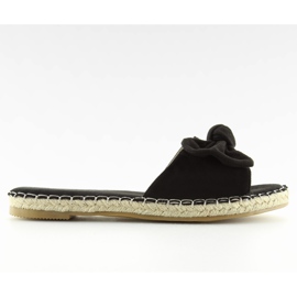 Fekete 8758-as fekete papucs masnival