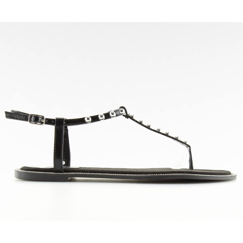 Black Sandals flip-flop 17716 néger fekete