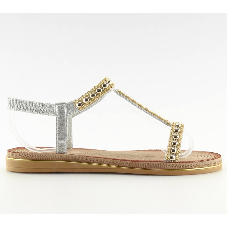 Női ezüst szandál S37-san Silver szürke