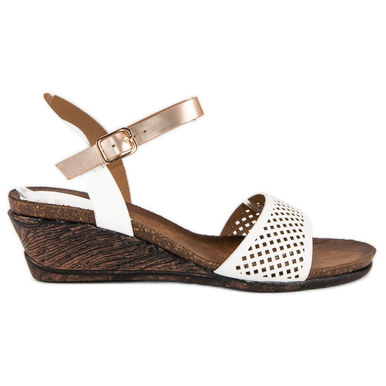 Vinceza ékszandál fehér