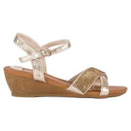 Arany ékszandál aranysárga