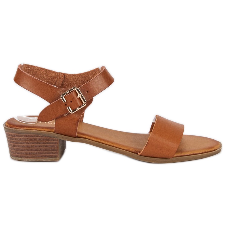 Licean Alacsony sarkú szandál barna