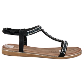 Juliet Fekete lapos szandál Juliet Fekete lapos szandál