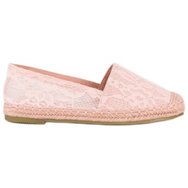 Seastar Rózsaszín csipke espadrillák Seastar Rózsaszín csipke espadrillák