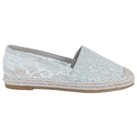 Seastar Szürke csipke espadrillák Seastar Szürke csipke espadrillák