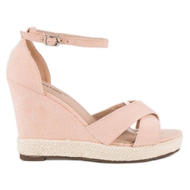 Seastar Velúr ékszandál barna