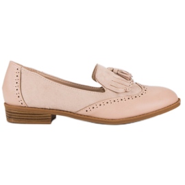 SDS Bézs mokaszinok rojtokkal SDS Bézs mokaszinok rojtokkal