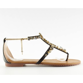 Flip-flop kövekkel fekete D-6526 Fekete Flip-flop kövekkel fekete D-6526 Fekete