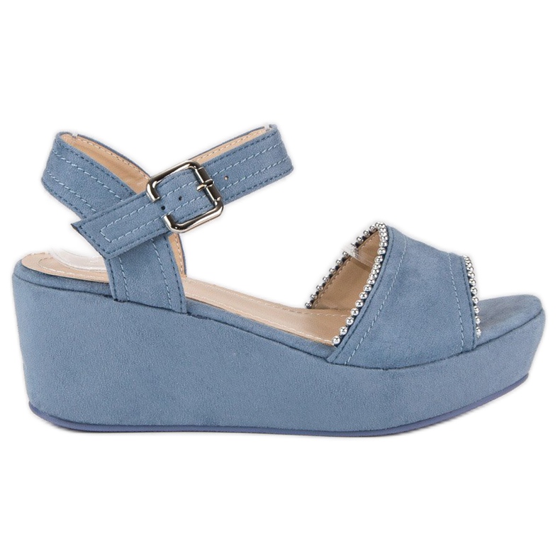 Super Mode Velúr ékek kék