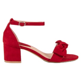 Top Shoes Piros magas sarkú szandál Top Shoes Piros magas sarkú szandál