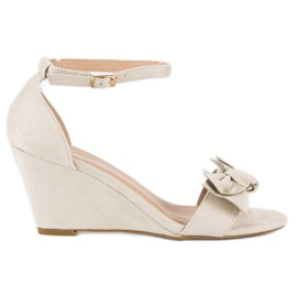 L. Lux. Shoes Stílusos ékszandál barna