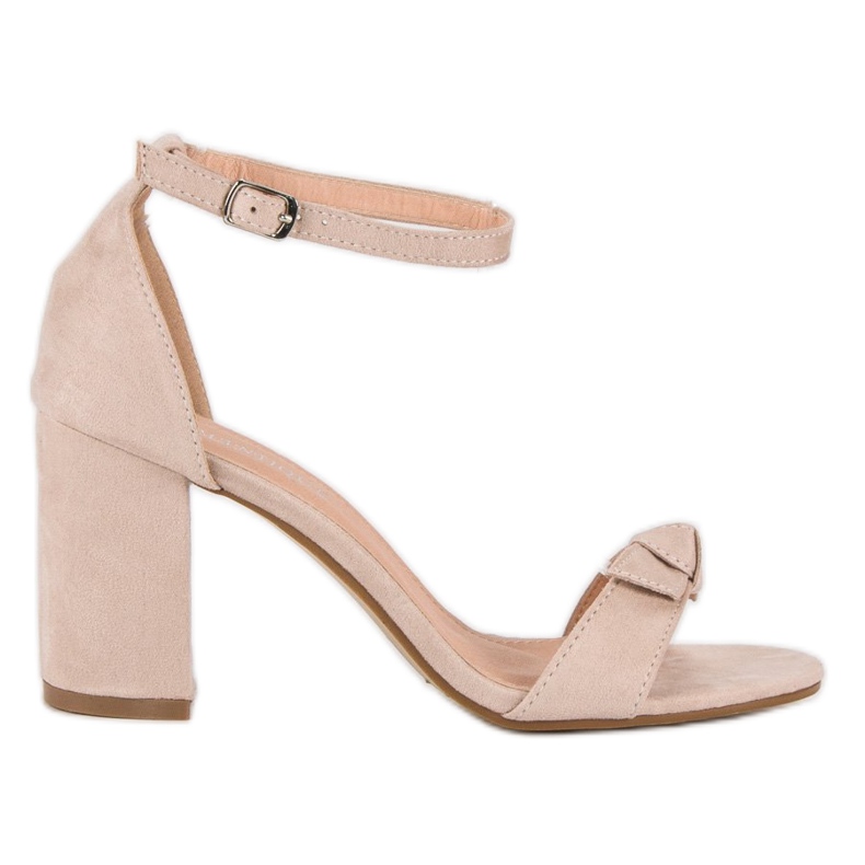 Diamantique Elegáns szandál oszlopon barna