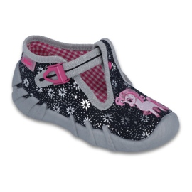 Befado gyerekcipő 110P328 fekete szürke