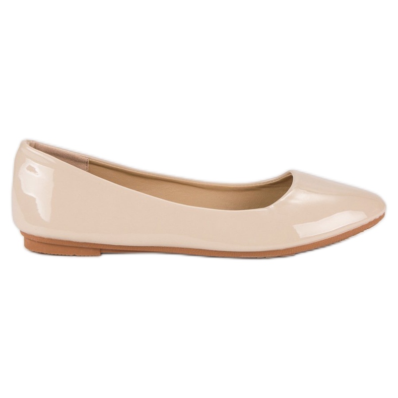 Diamantique Lakkozott balerinák barna