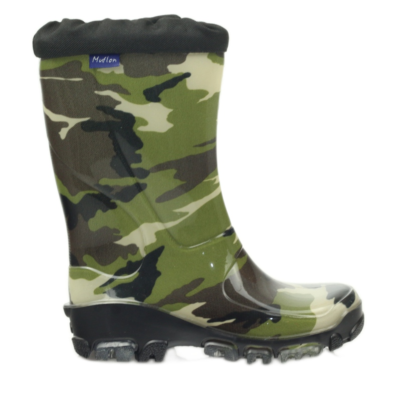 Camo galoshes ezüstionokkal Ren But fekete barna zöld