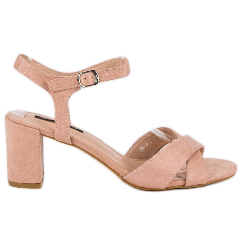 Milaya Rózsaszín szandál egy oszlopon