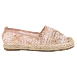 Seastar Csipke Espadrilles sárga rózsaszín Seastar Csipke Espadrilles sárga rózsaszín