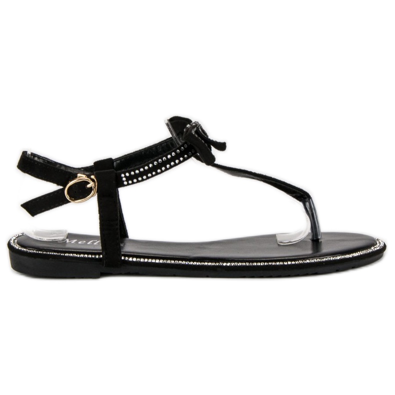 Melisa Flip-flops szandál íjjal fekete