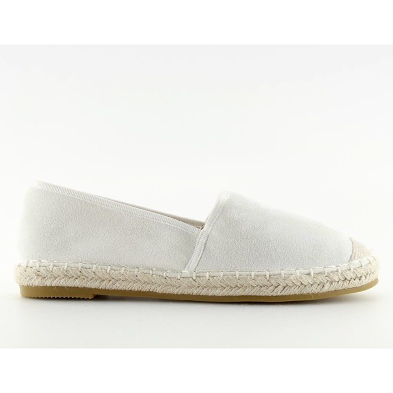 Espadrillák színes fehér BB17P Fehér Espadrillák színes fehér BB17P Fehér