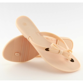 Flip-flop meliski bézs D2D akt