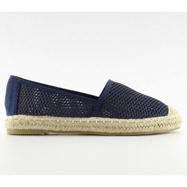 Sötétkék hálós espadrillák MB-6461 Kék Sötétkék hálós espadrillák MB-6461 Kék