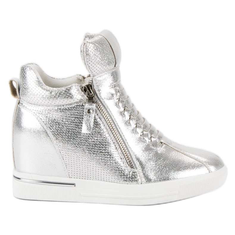 Ezüst cipők szürke Ezüst cipők szürke