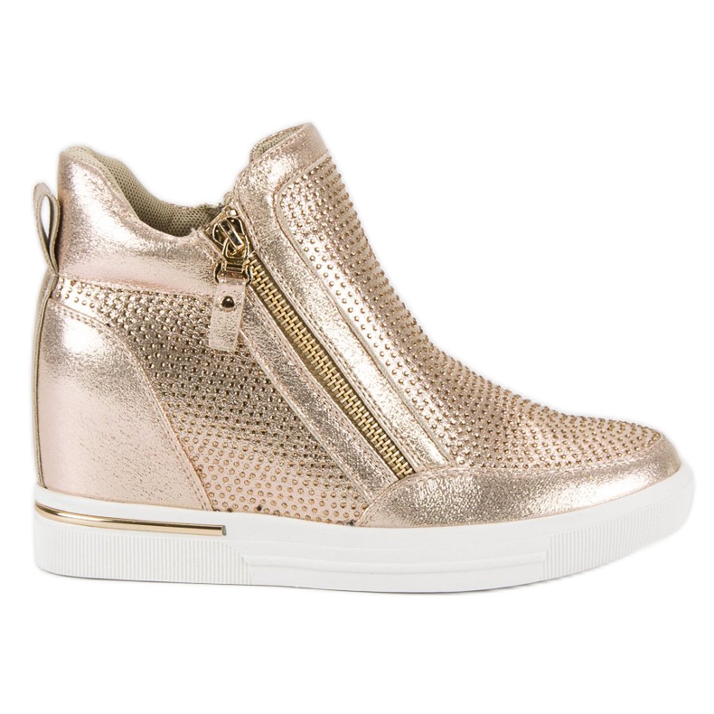 Cipzáras tornacipő sárga