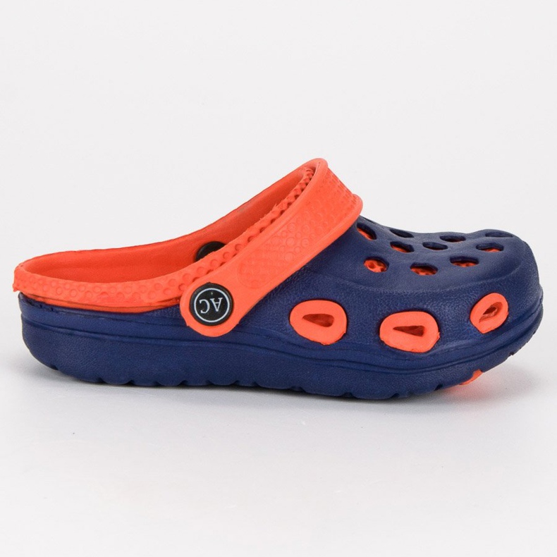 Navy amerikai gyermek papucs kék