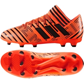 Adidas Nemeziz 17.3 Fg Jr S82428 futballcipő narancssárga narancssárga Adidas Nemeziz 17.3 Fg Jr S82428 futballcipő narancssárga narancssárga