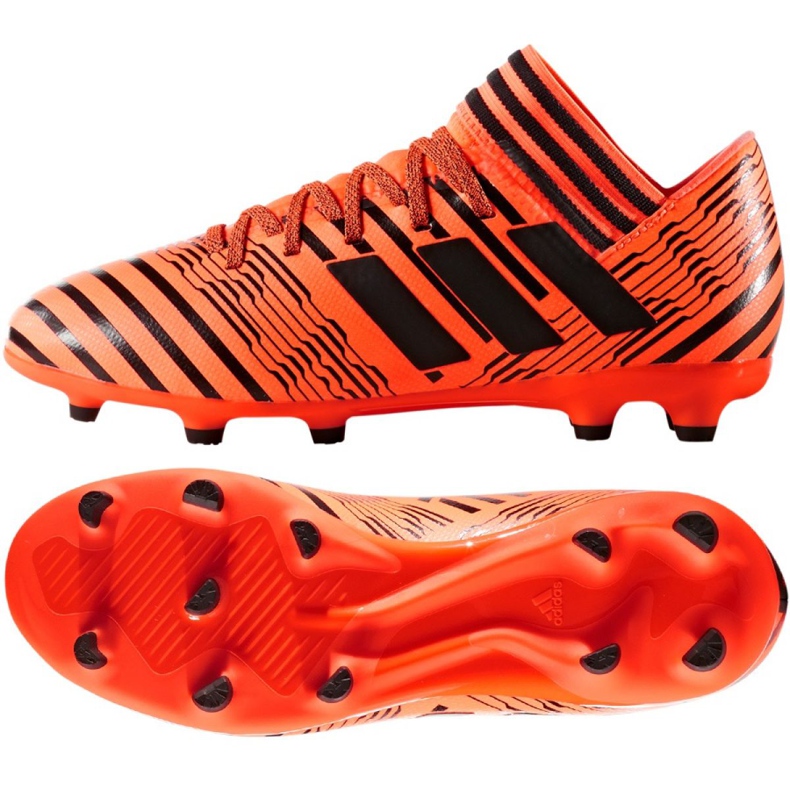 Adidas Nemeziz 17.3 Fg Jr S82428 futballcipő narancssárga narancssárga Adidas Nemeziz 17.3 Fg Jr S82428 futballcipő narancssárga narancssárga