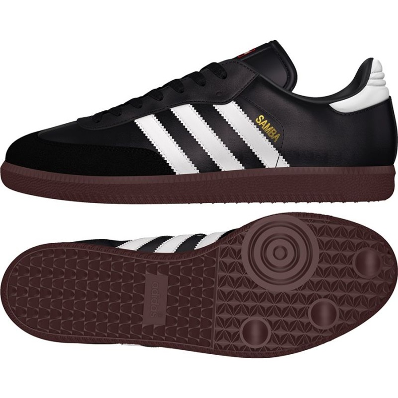 Adidas Samba In M 019000 futballcipő fekete fekete