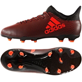 Adidas X 17.3 Fg Jr S82368 futballcipő sokszínű piros