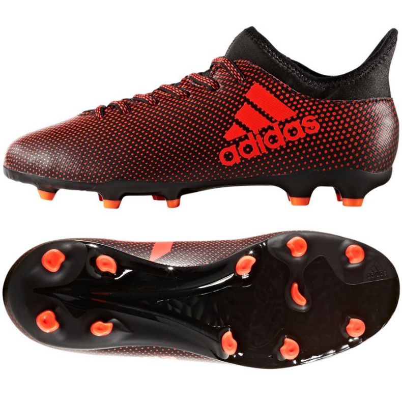 Adidas X 17.3 Fg Jr S82368 futballcipő sokszínű piros