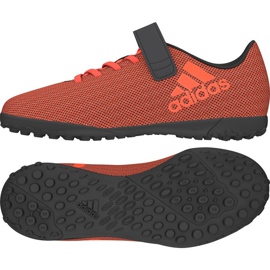 Az adidas X 17.4 Tf Jr. futballcipő narancssárga