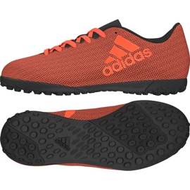 Adidas X 17.4 Tf Jr S82422 futballcipő sokszínű narancssárga Adidas X 17.4 Tf Jr S82422 futballcipő sokszínű narancssárga