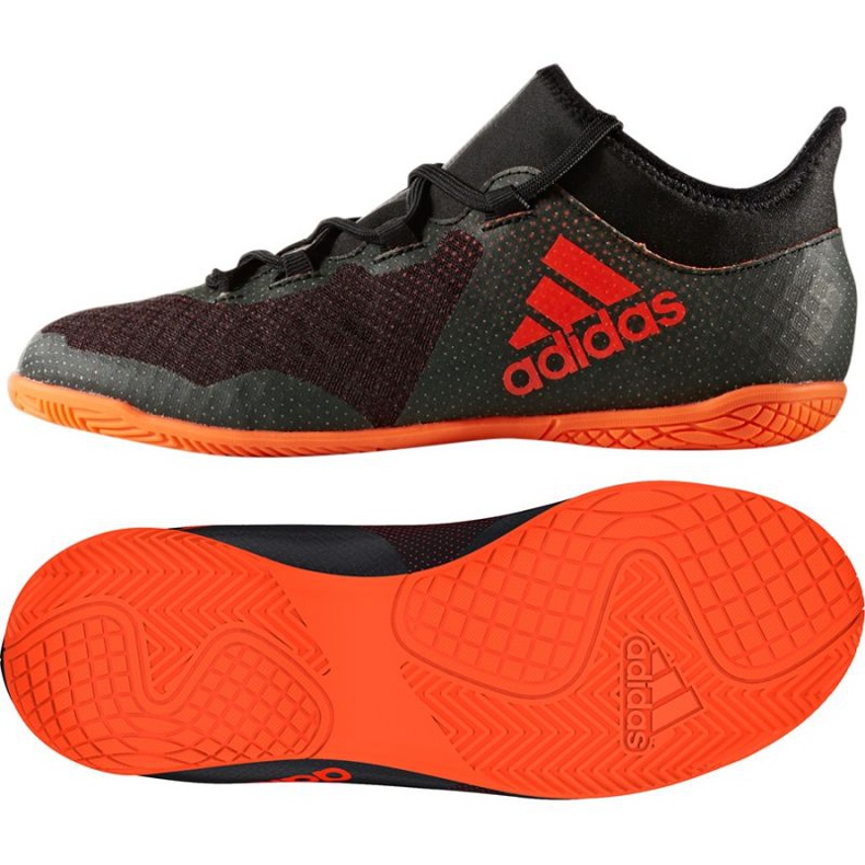 Adidas X Tango 17.3 In Jr CG3724 futballcipő sokszínű fekete