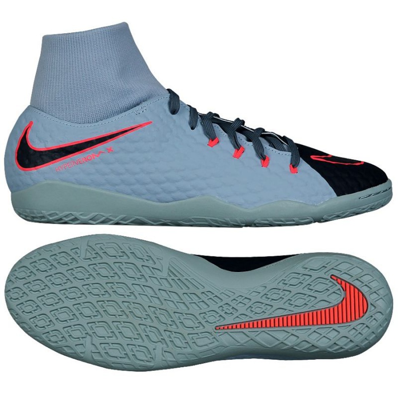 Nike HypervenomX Phelon beltéri cipő szürke