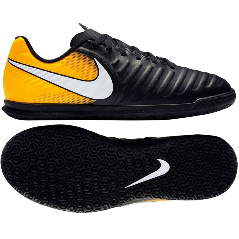 Beltéri cipő Nike TiempoX Rio Iv Ic Jr 897735-008 sokszínű fekete