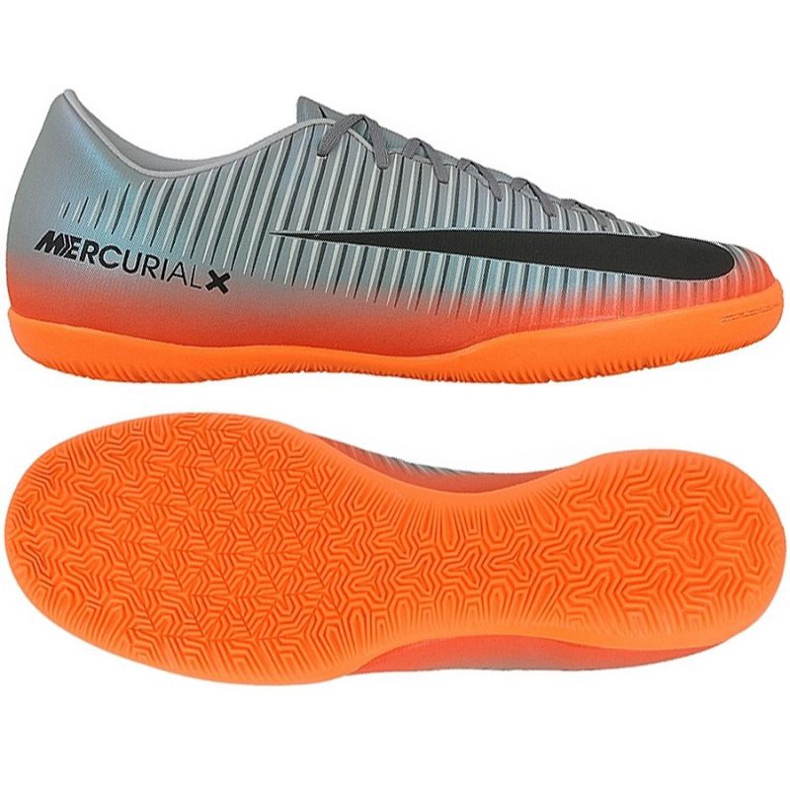 Nike MercurialX Victory Vi beltéri cipő szürke