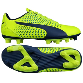 Puma Adreno Iii Fg Safety Junior 104049 10 db futballcipő aranysárga zöld Puma Adreno Iii Fg Safety Junior 104049 10 db futballcipő aranysárga zöld